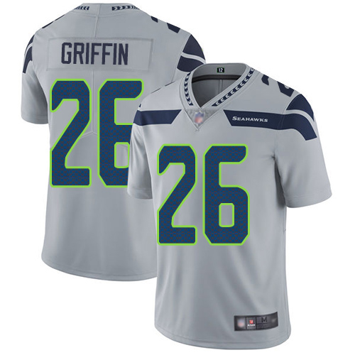 Seattle Seahawks Limited Grey Men Shaquill Griffin Alternate Jersey NFL Football 26 Vapor Untouchable